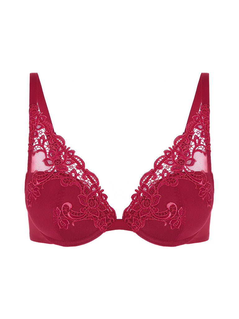 Soutien-gorge push-up décolleté plongeant - Lipstick