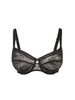 Soutien-gorge avec armature décolleté carré - Noir