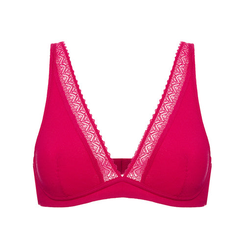 Soutien-gorge sans-armatures structuré - Fuschia