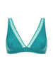 Soutien-gorge sans-armatures structuré - Bleu Saline