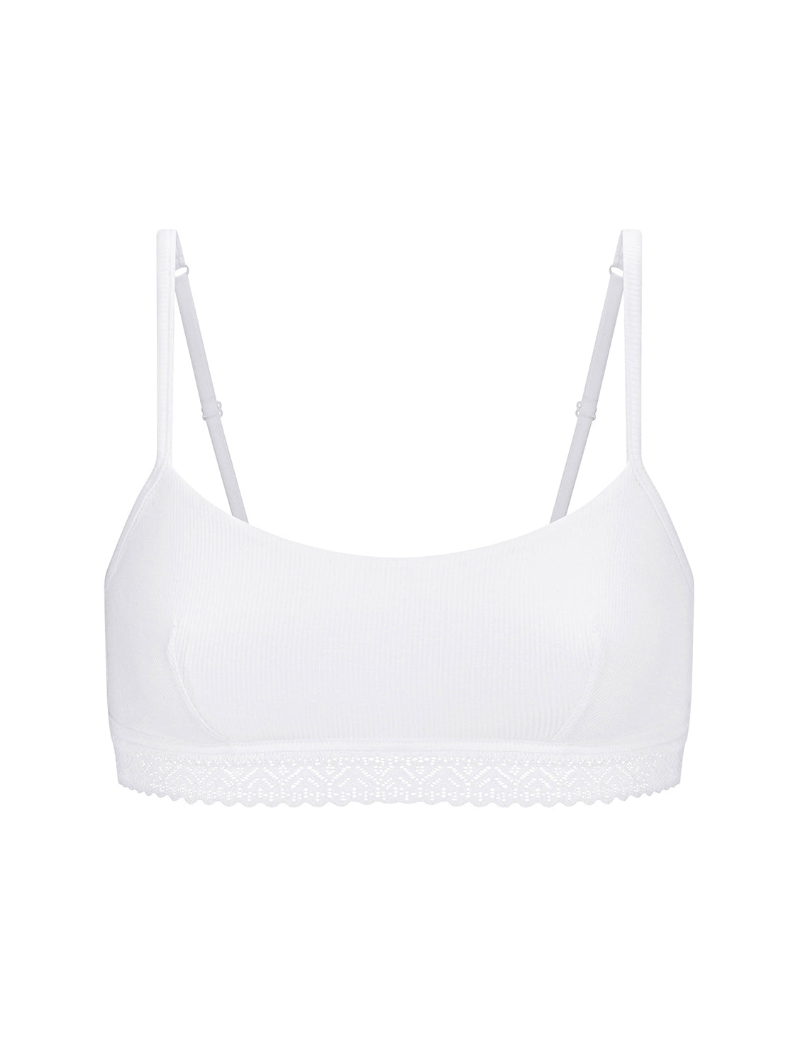 Soutien-gorge triangle sans-armatures - Blanc