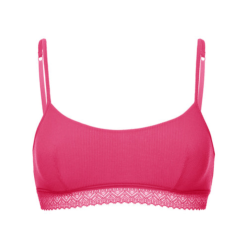 Soutien-gorge triangle sans-armatures - Fuschia
