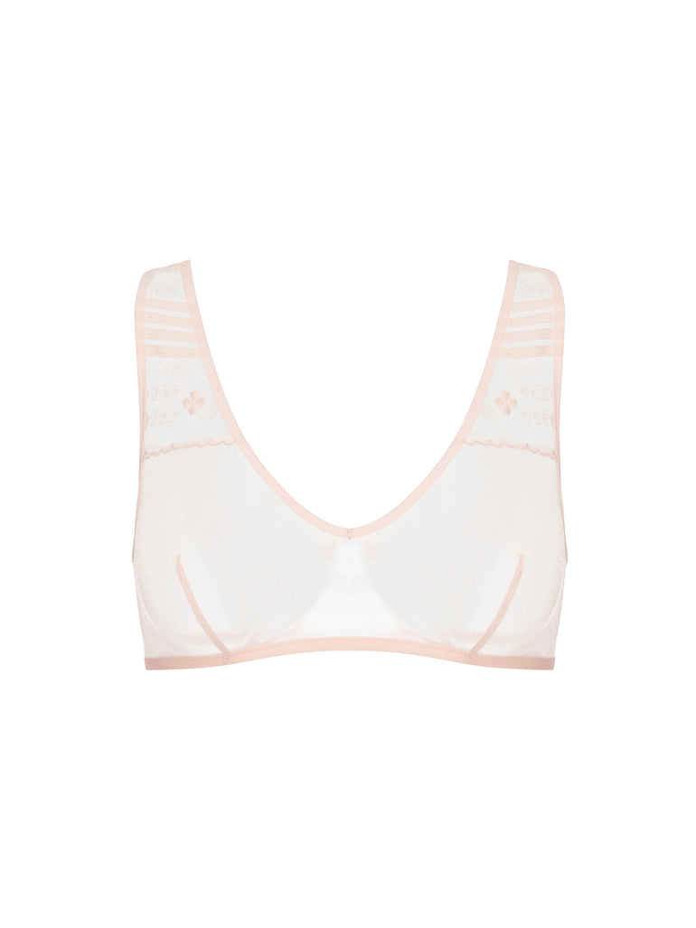 Soutien-gorge triangle sans-armatures - Poudre pétale