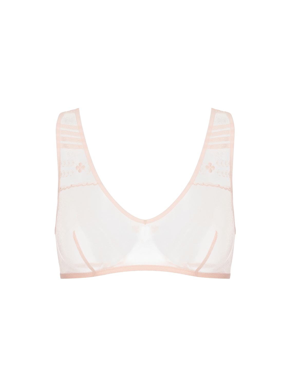 Soutien-gorge triangle sans-armatures - Poudre pétale