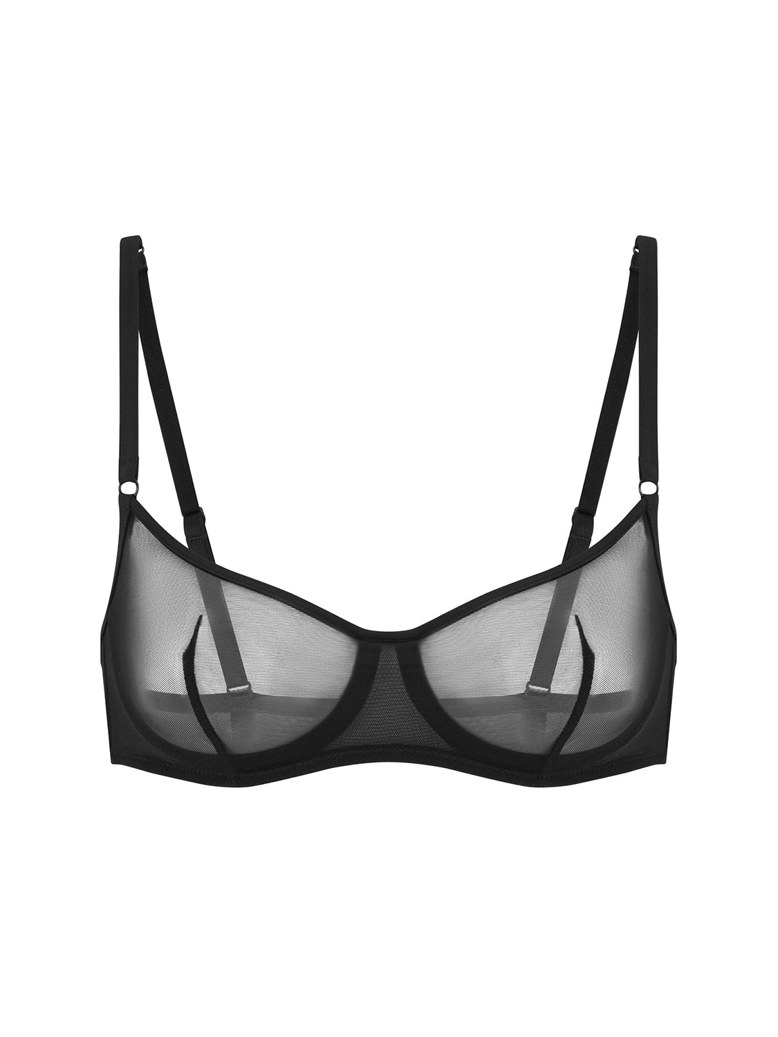 Brassière souple avec armatures - Noir