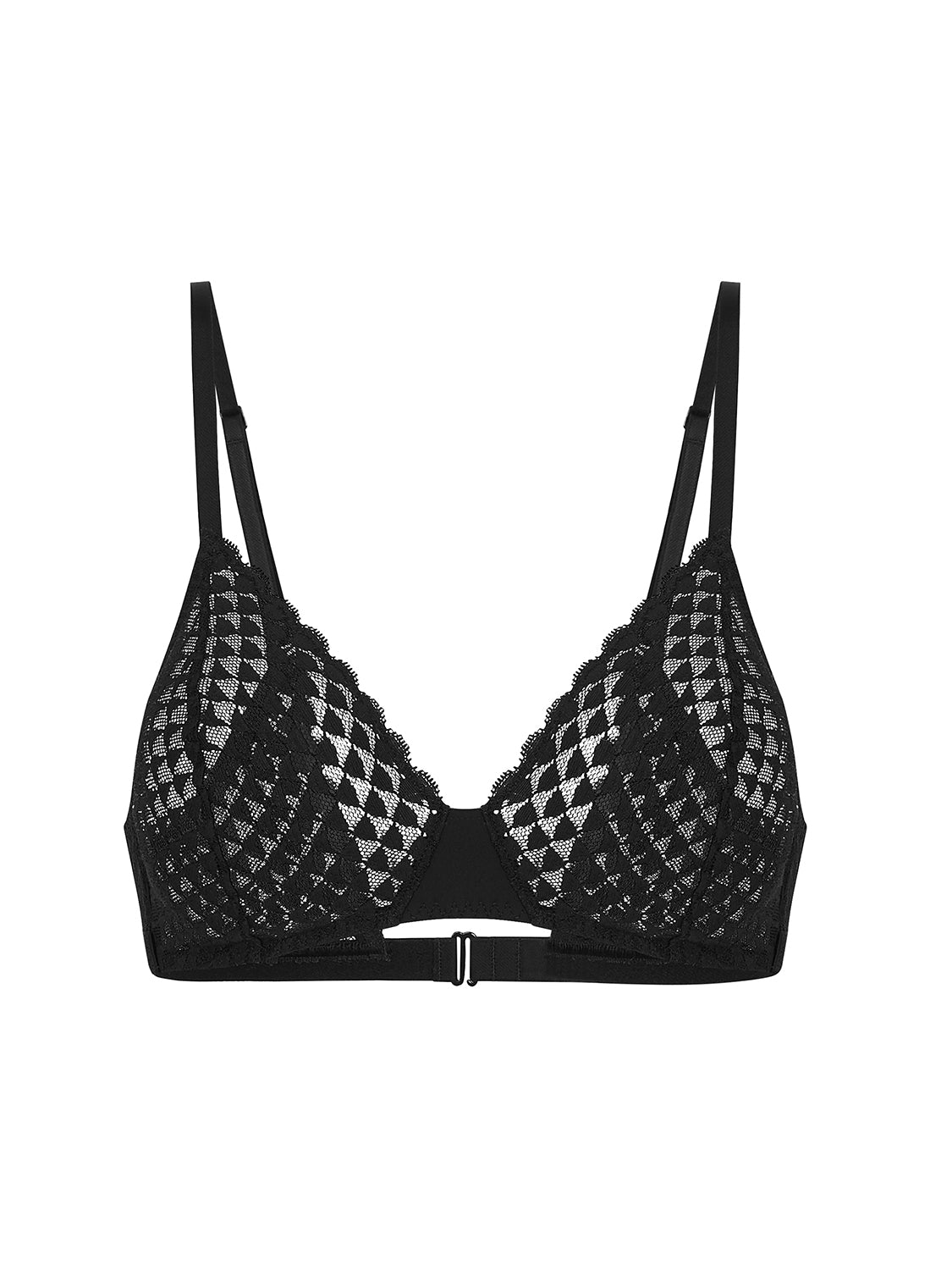 Soutien-gorge triangle sans-armatures - Noir