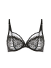 Plunge beha met volle cup - Zwart