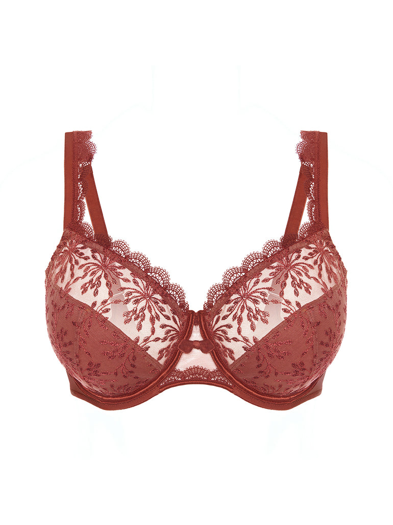 Soutien-gorge avec armatures emboitant - Terre de Sienne