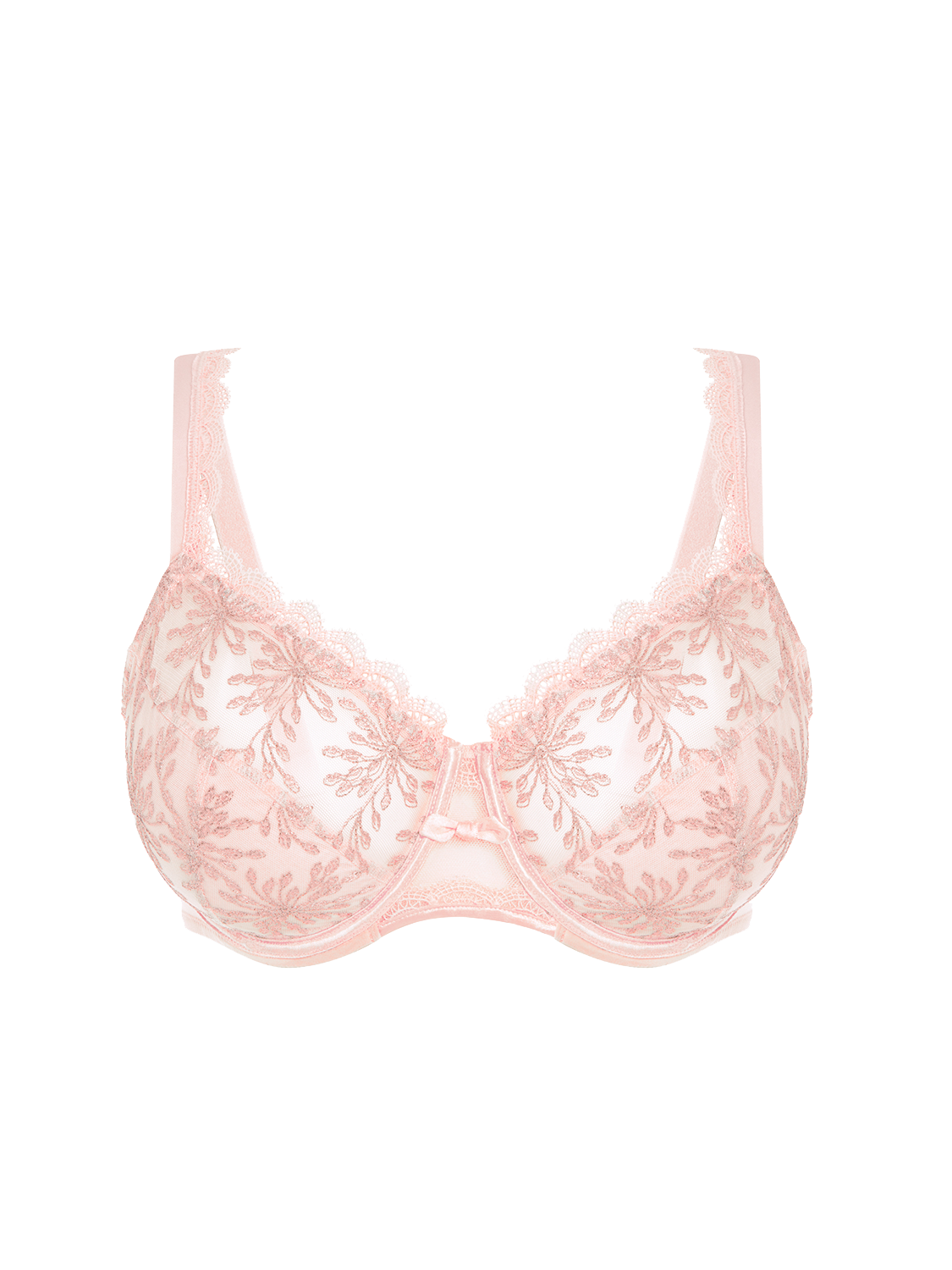 Soutien-gorge avec armature emboitant - Poudre pétale