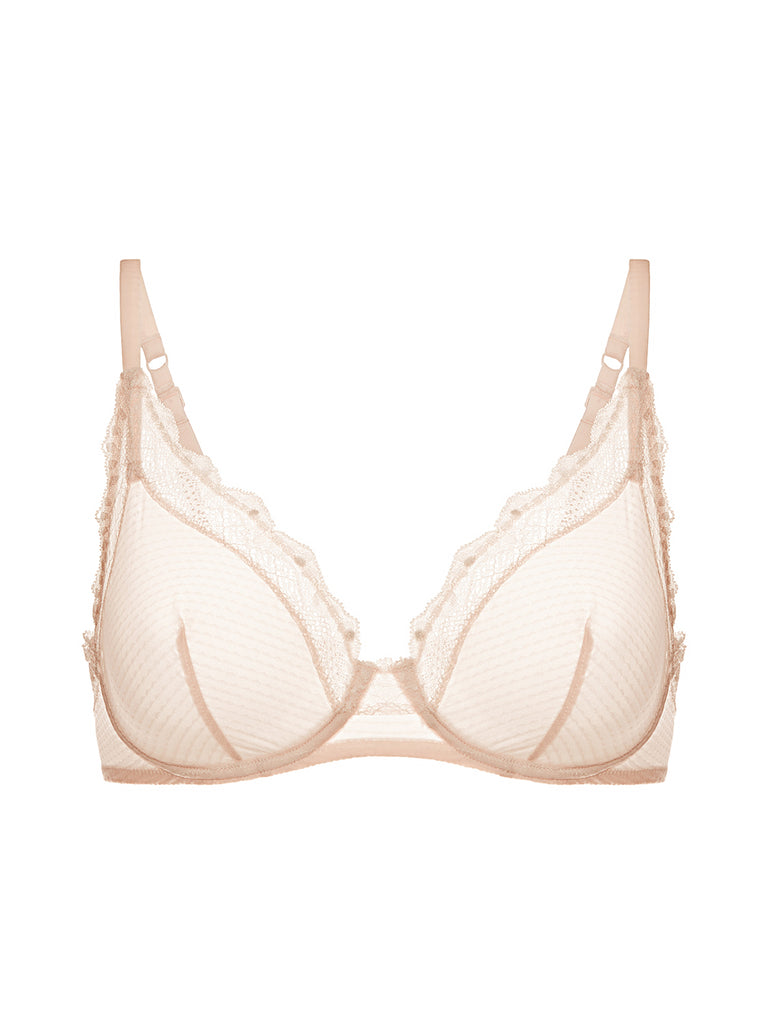 Soutien-gorge avec armatures décolleté - Rose sakura