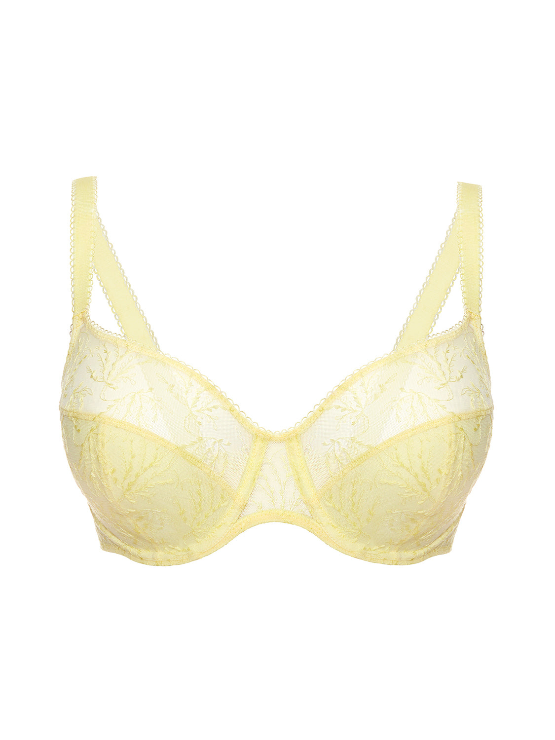 Soutien-gorge emboitant pour poitrine généreuse - Jaune Yuzu