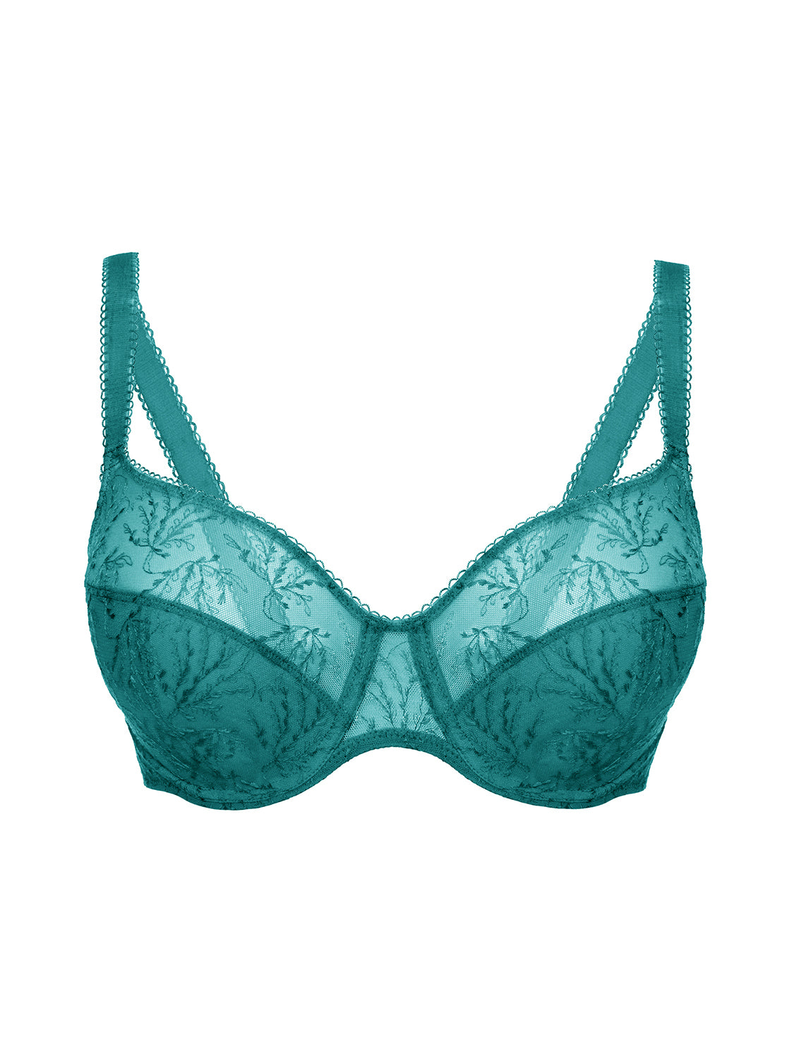 Soutien-gorge emboitant pour poitrine généreuse - Vert émeraude