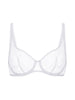 Soutien-gorge armatures décolleté galbé - Blanc