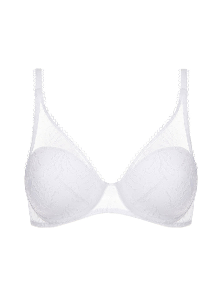 Soutien-gorge décolleté carré en spacer 3D - Blanc