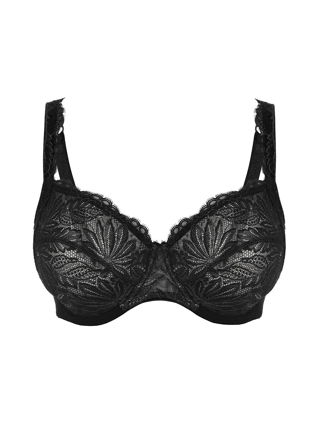 Soutien-gorge avec armature decollete carre - Noir