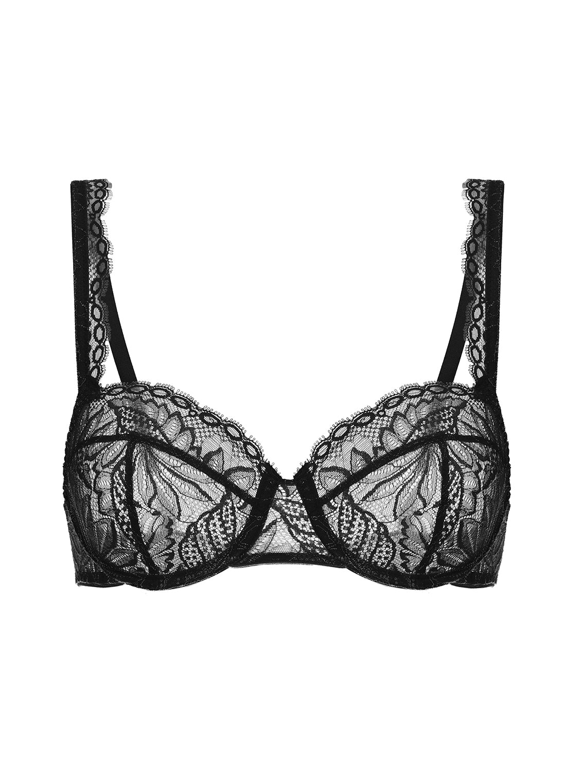 Soutien-gorge corbeille - Noir