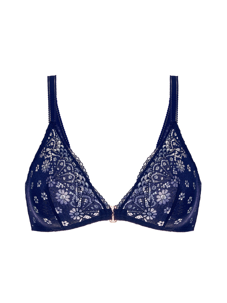 Soutien-gorge triangle sans-armatures - Minuit