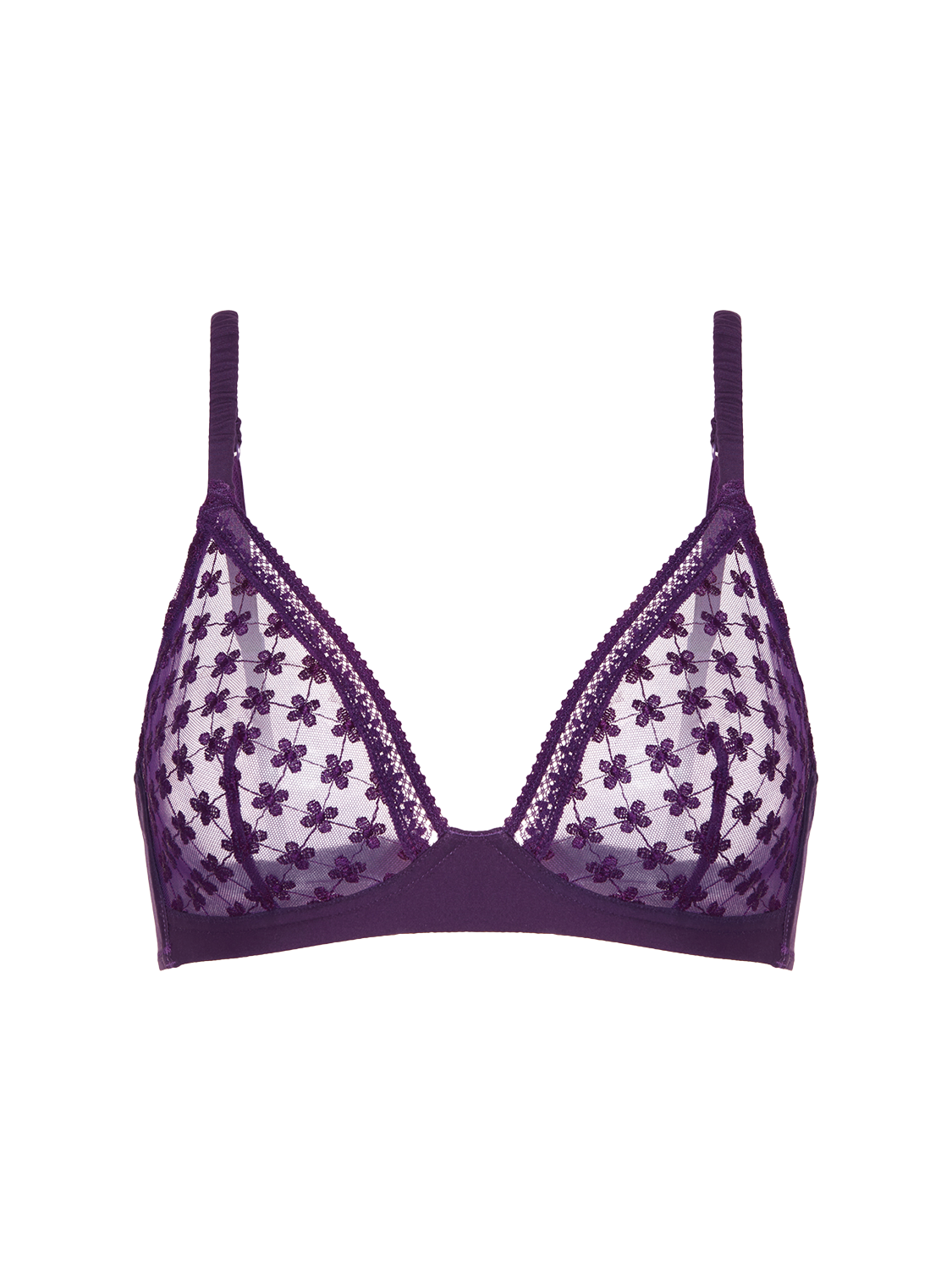 Soutien-gorge triangle sans-armatures - Violet Euphoria