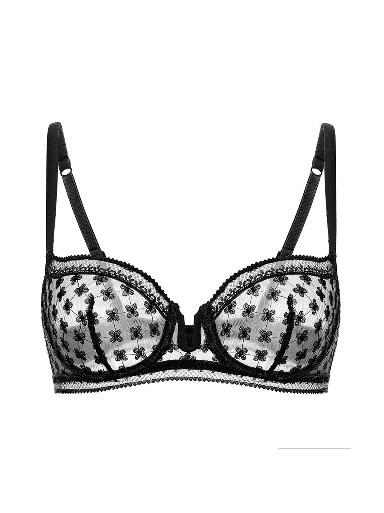 Soutien-gorge corbeille - Noir