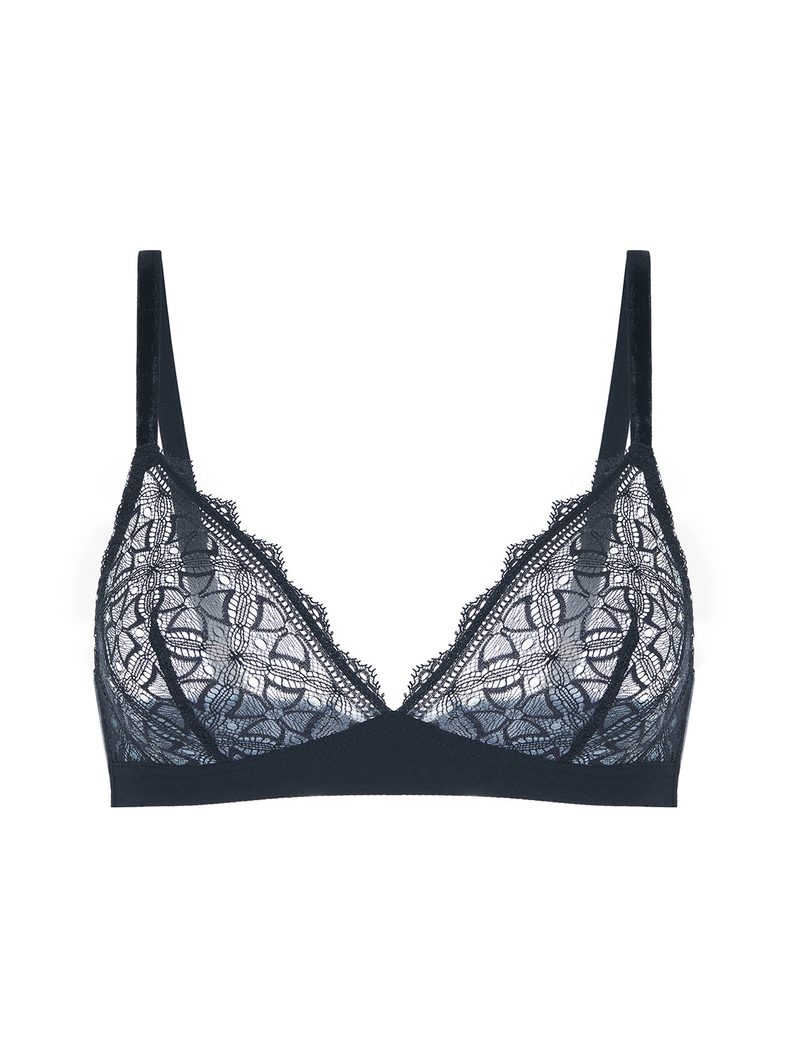 Soutien-gorge sans-armatures structuré - Noir