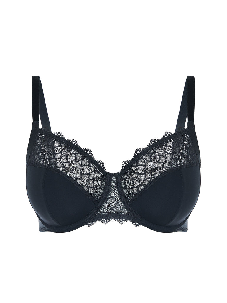 Soutien-gorge avec armatures emboitant - Noir