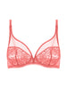 Soutien-gorge avec armatures décolleté plongeant - Rose Texas