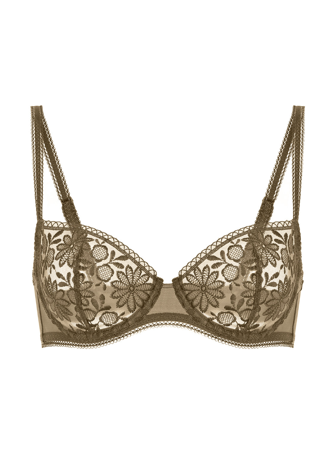 Soutien-gorge corbeille - Vert Nomade