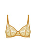 Soutien-gorge armatures décolleté galbé - Golden Yellow