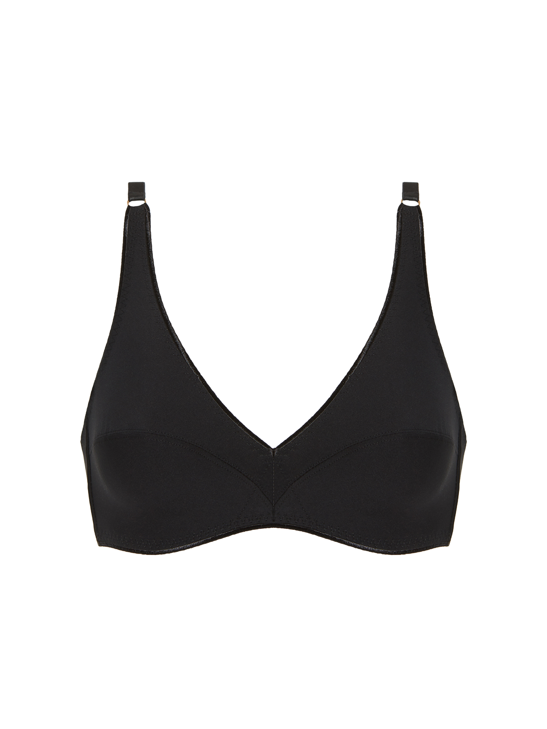 Soutien-gorge triangle sans-armatures - Noir