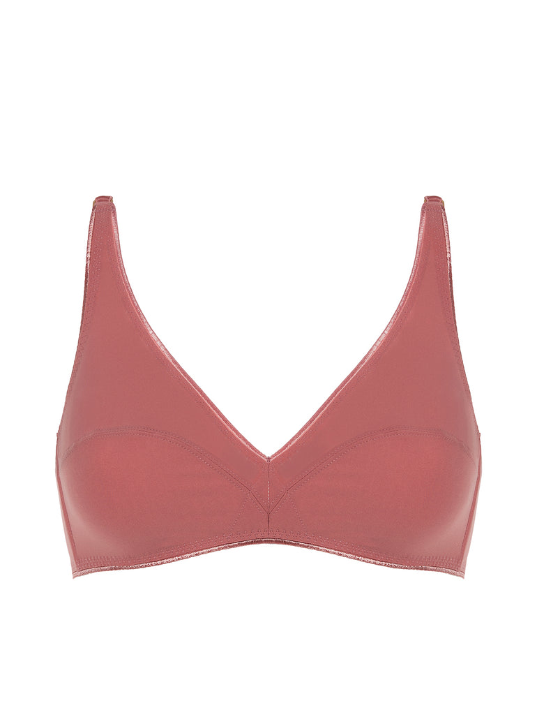 Soutien-gorge triangle sans-armatures - Litchi
