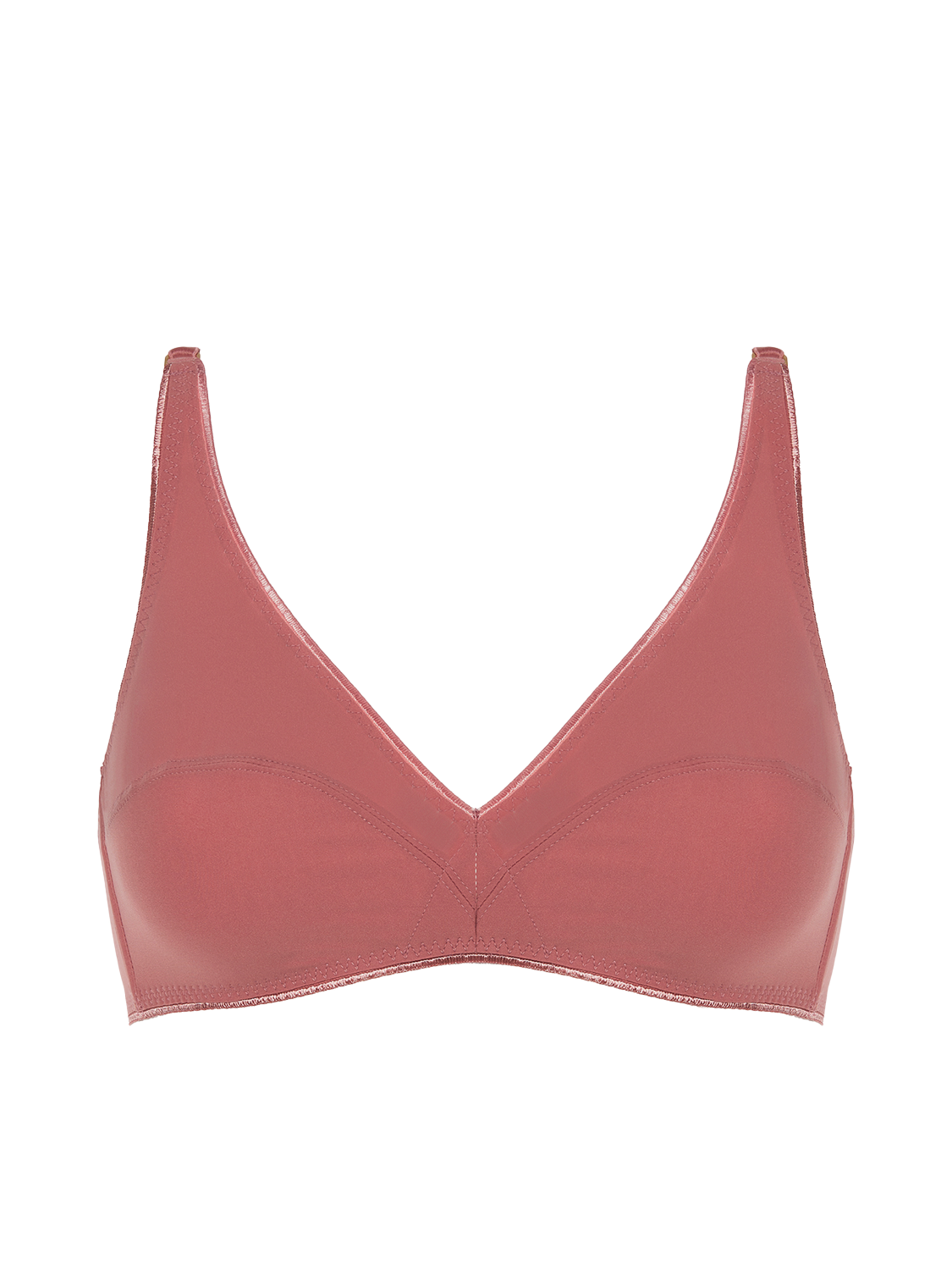 Soutien-gorge triangle sans-armatures - Litchi