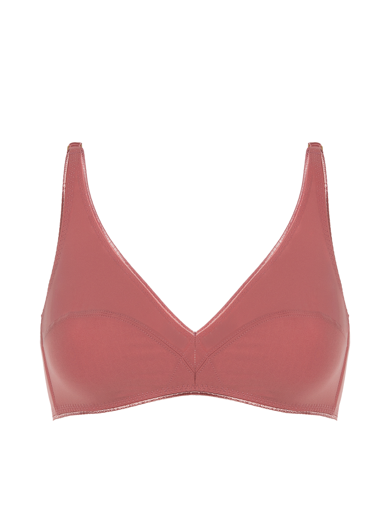 Soutien-gorge triangle sans-armatures - Litchi