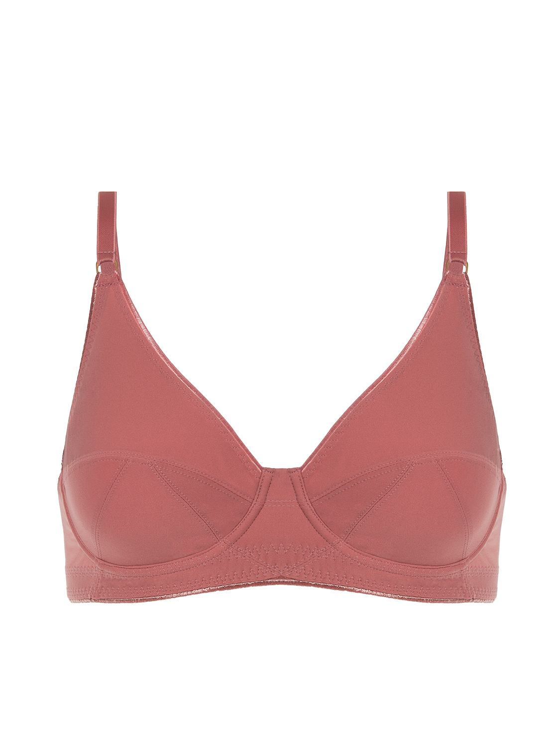 Soutien-gorge avec armatures décolleté - Litchi