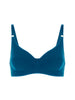 Soutien-gorge avec armatures décolleté - Bleu Poséidon