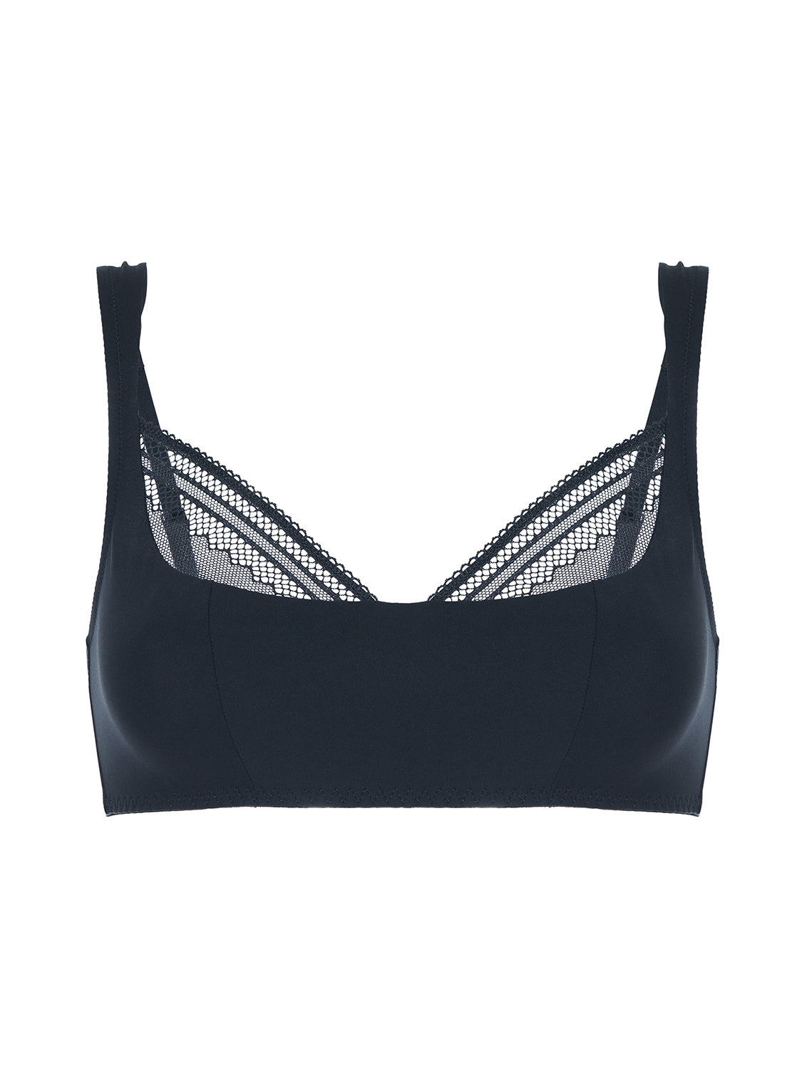 Soutien-gorge sans-armatures structuré - Noir