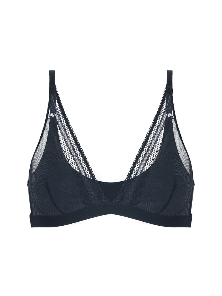 Soutien-gorge triangle sans-armatures - Noir