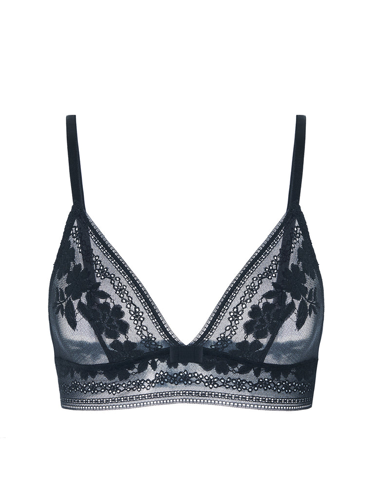 Soutien-gorge triangle sans-armatures - Noir