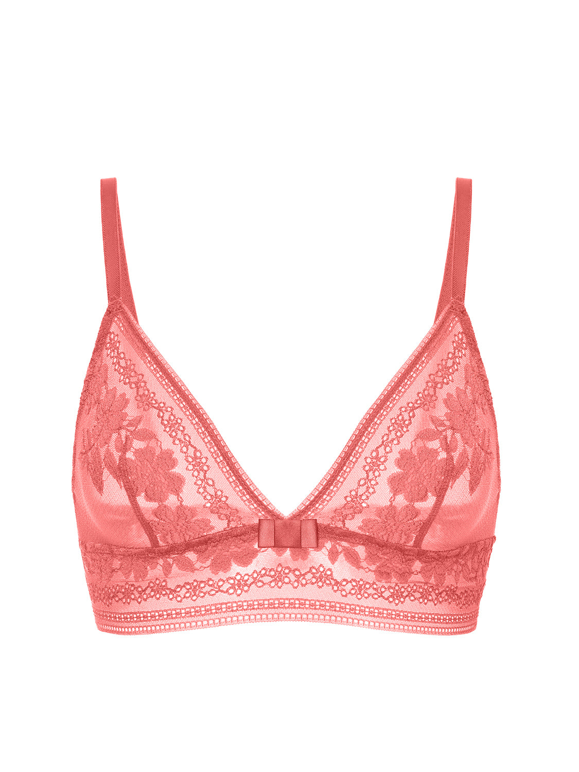 Soutien-gorge triangle sans-armatures - Rose Texas