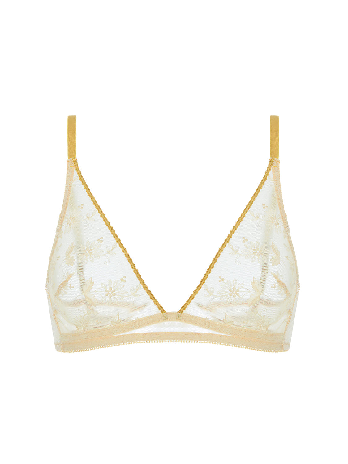 Soutien-gorge triangle sans-armatures - Gingembre