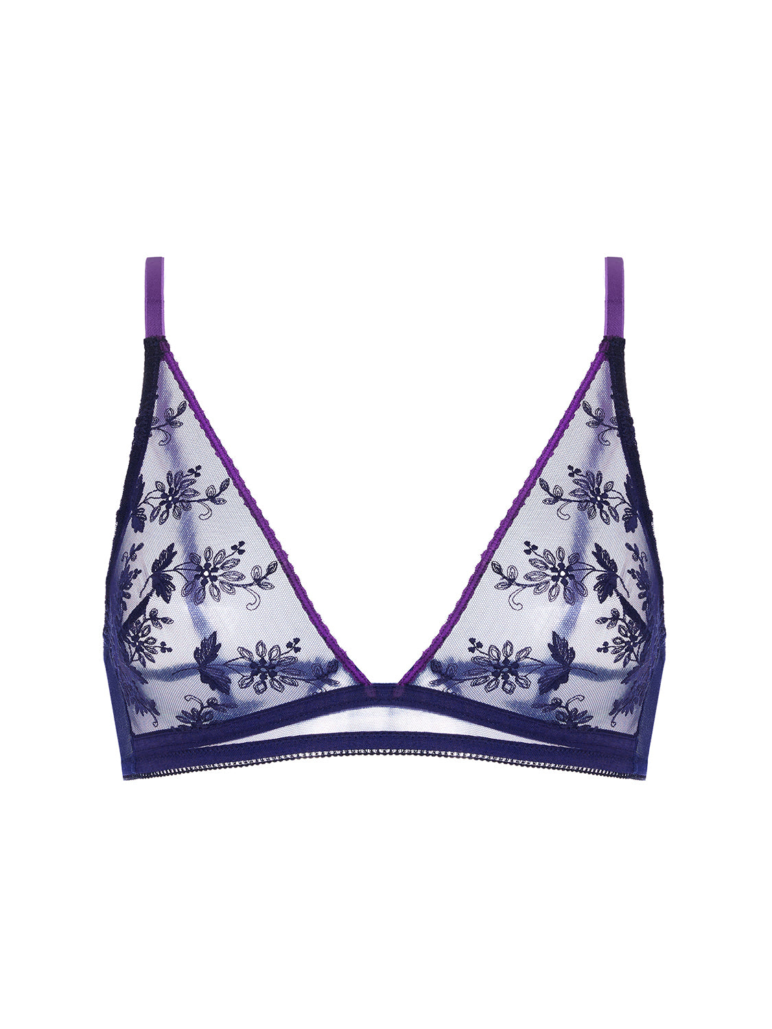 Soutien-gorge triangle sans-armatures - Minuit