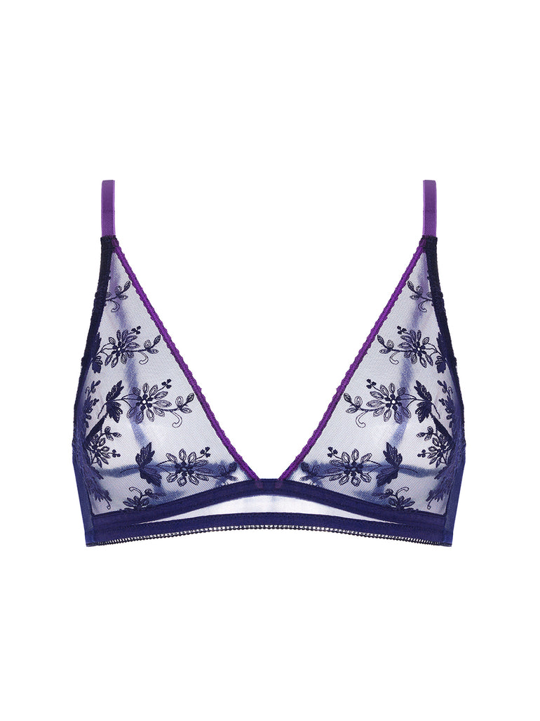 Soutien-gorge triangle sans-armatures - Minuit