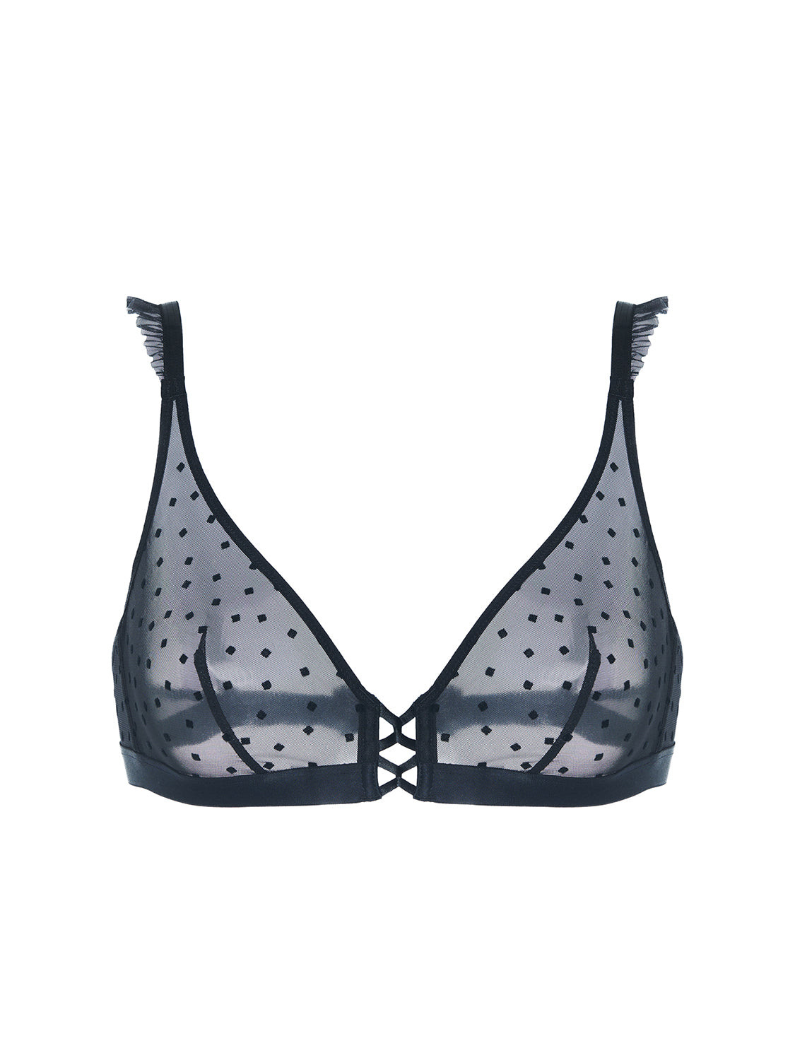 Soutien-gorge triangle sans-armatures - Noir