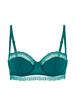 Soutien-gorge corbeille - Bleu Pavo