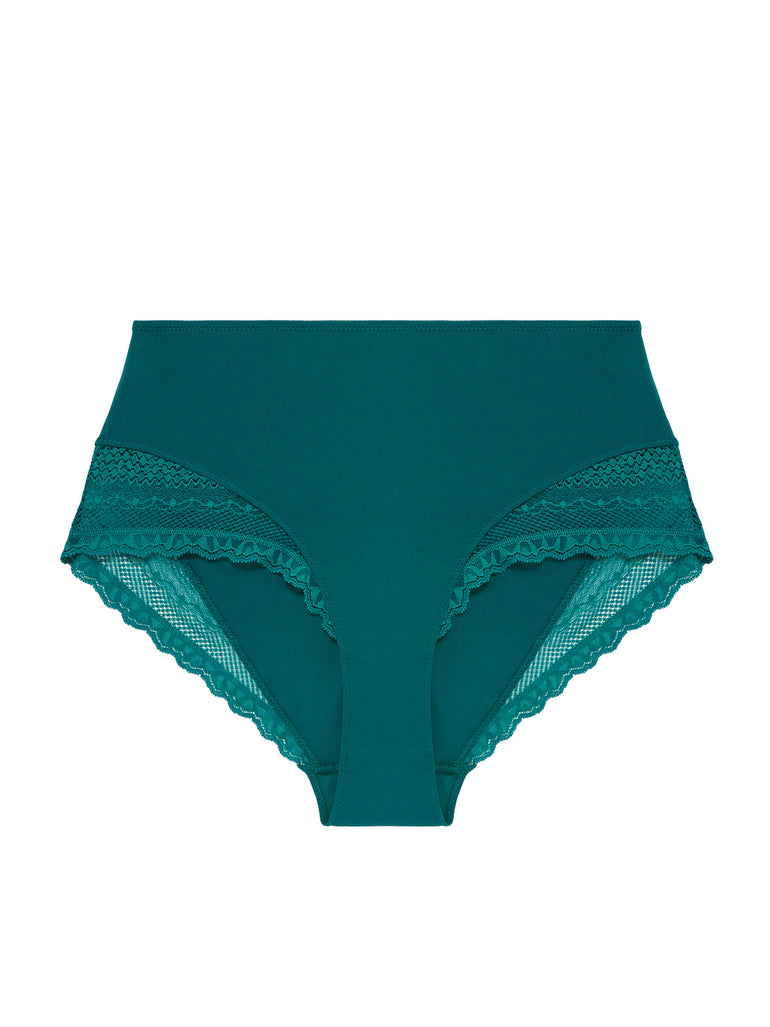 Culotte taille haute - Bleu Pavo