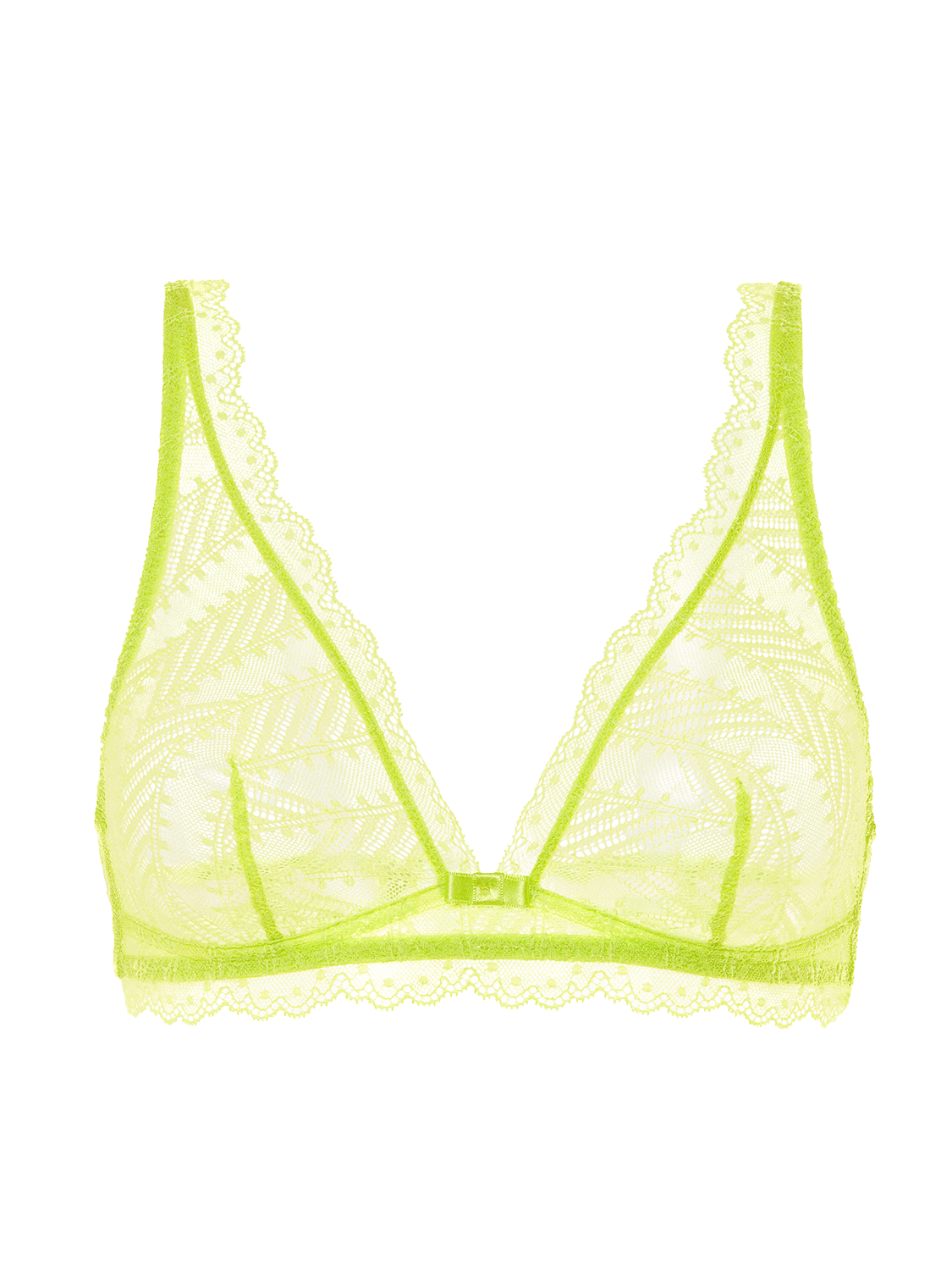 Soutien-gorge triangle sans-armatures - Lime