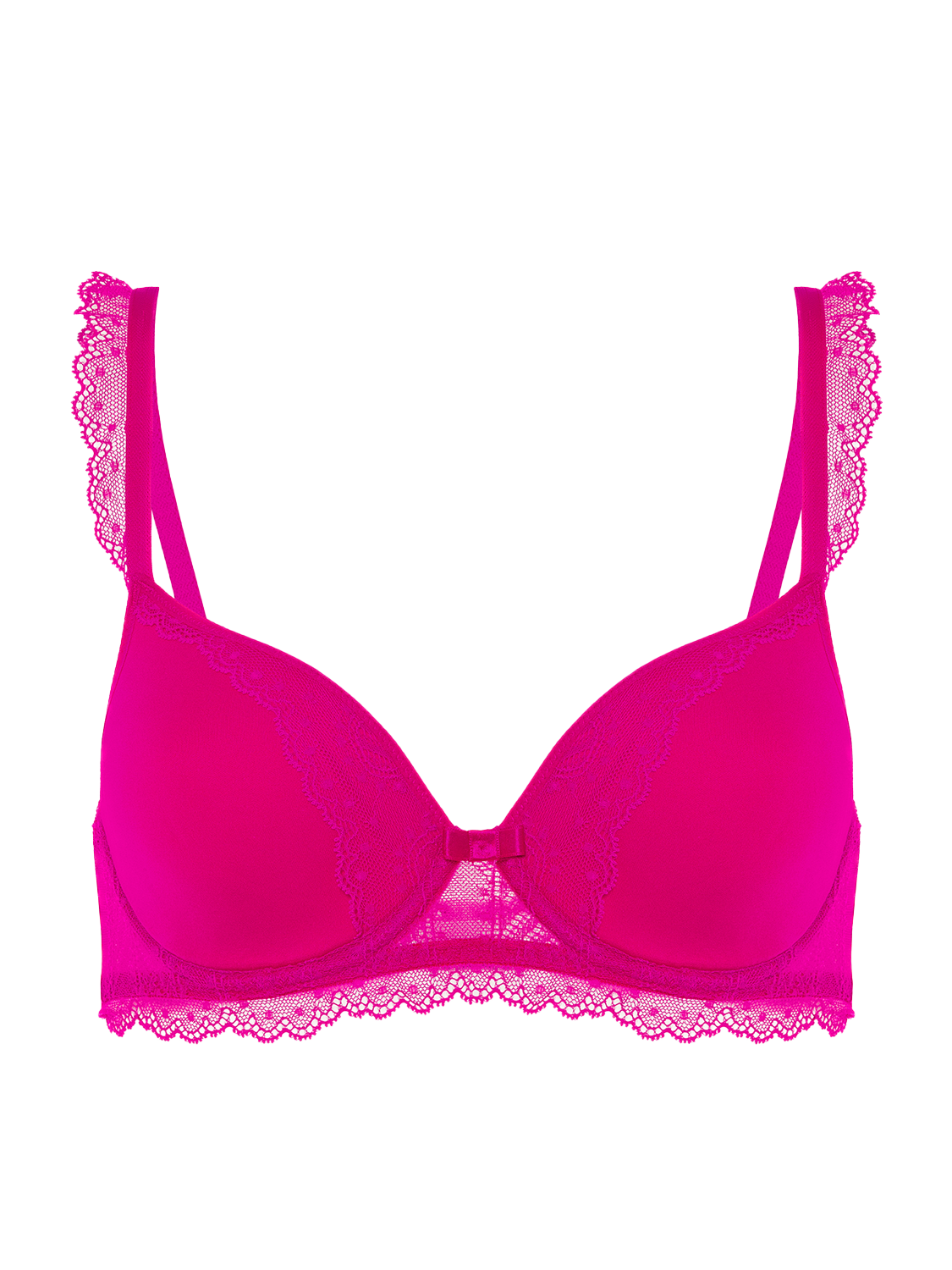 Soutien-gorge spacer décolleté plongeant - Rose Hibiscus