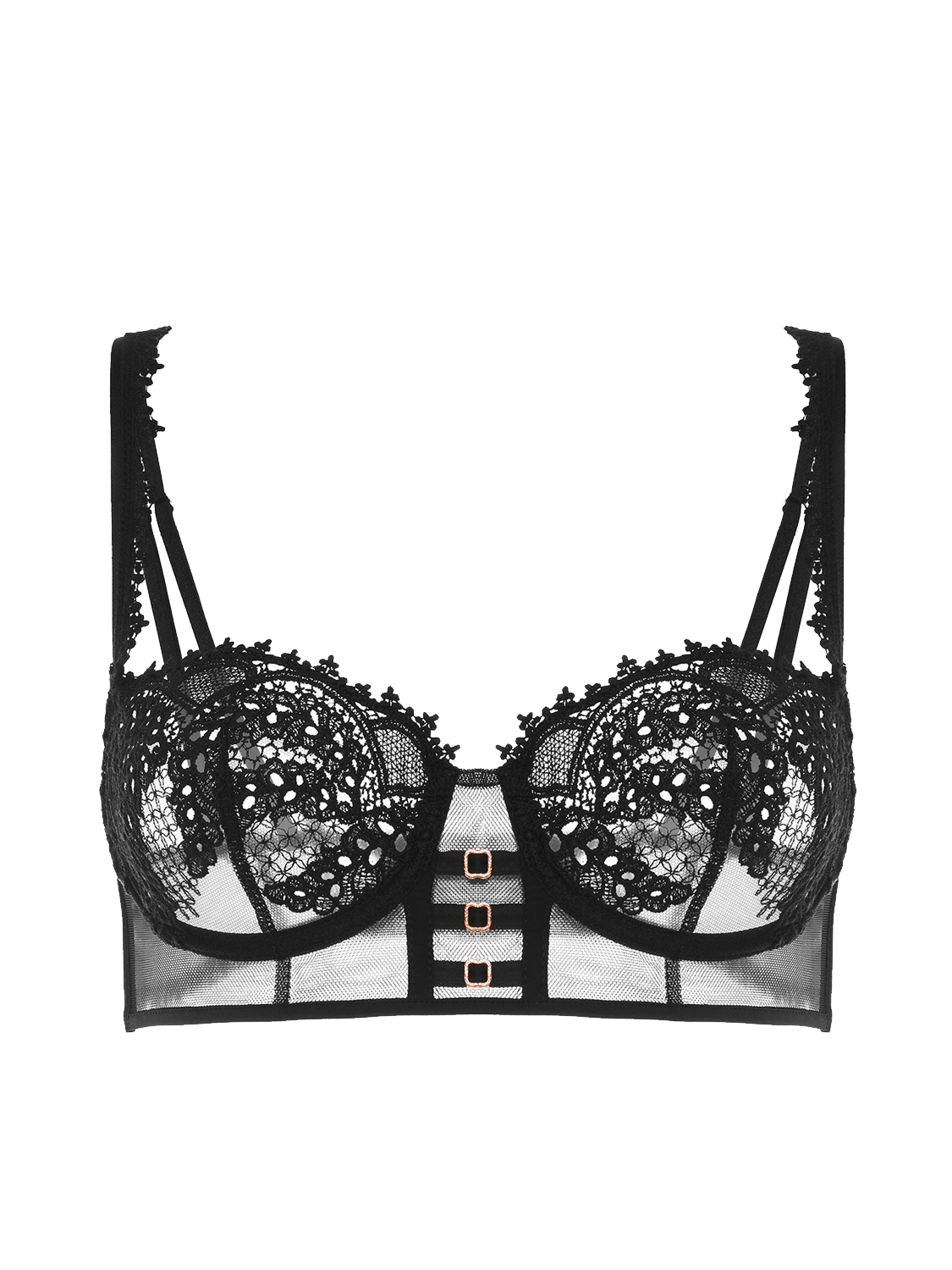 Soutien-gorge corbeille - Noir