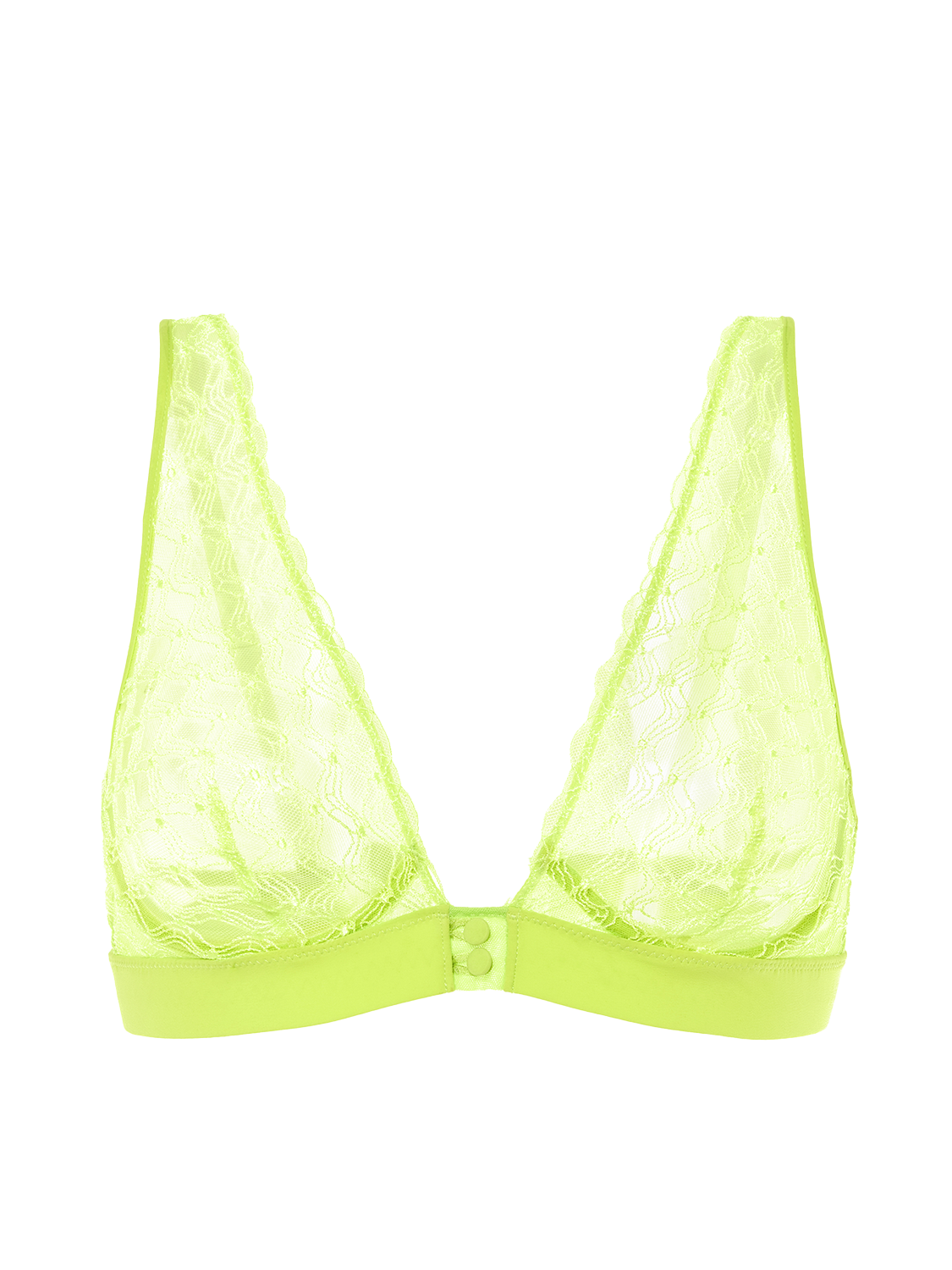 Soutien-gorge triangle avec armatures - Lime