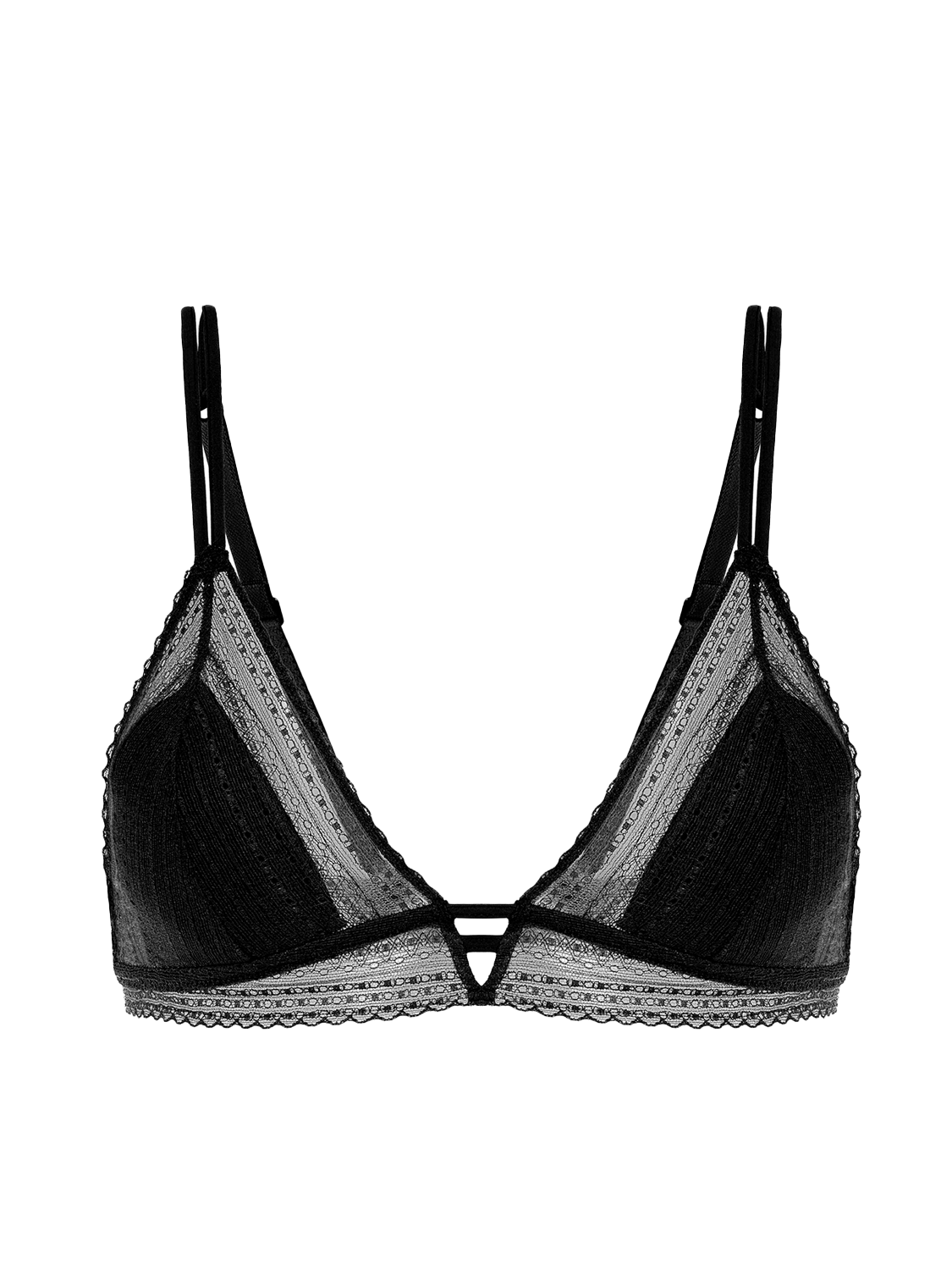 Soutien-gorge triangle sans-armatures - Noir