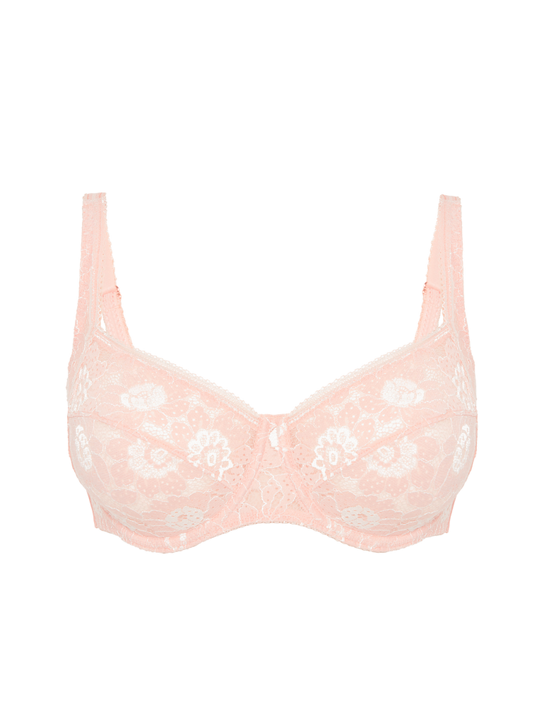 Soutien-gorge avec armature décolleté carré - Rose Ballet